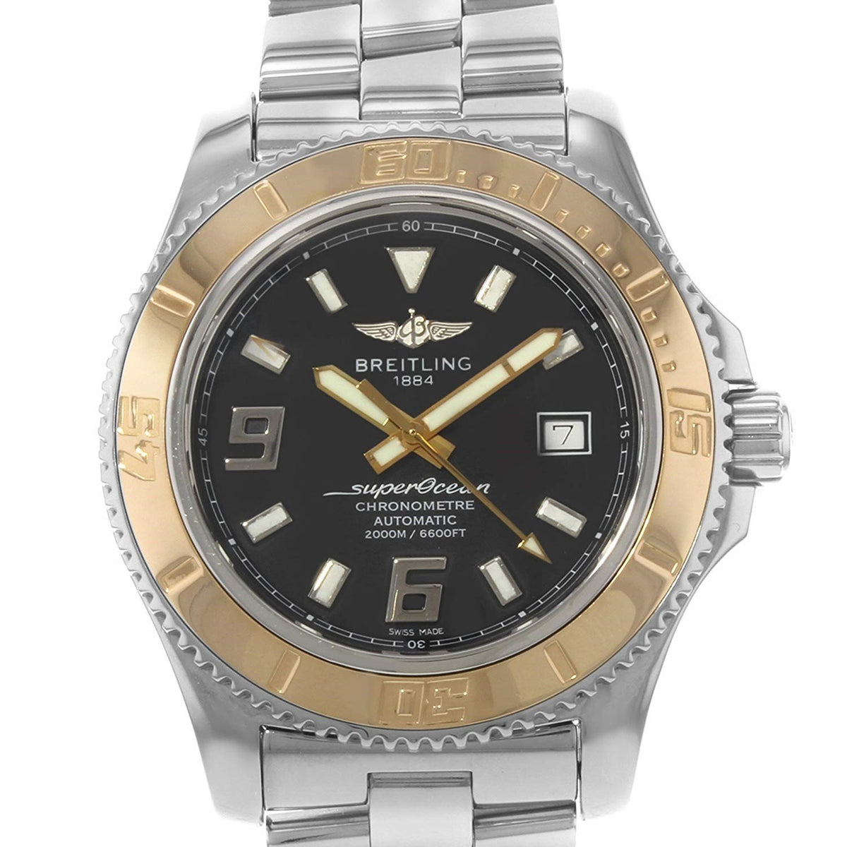 Breitling Men&#39;s C1739112-BA77-162A Superocean 44 Stainless Steel Watch