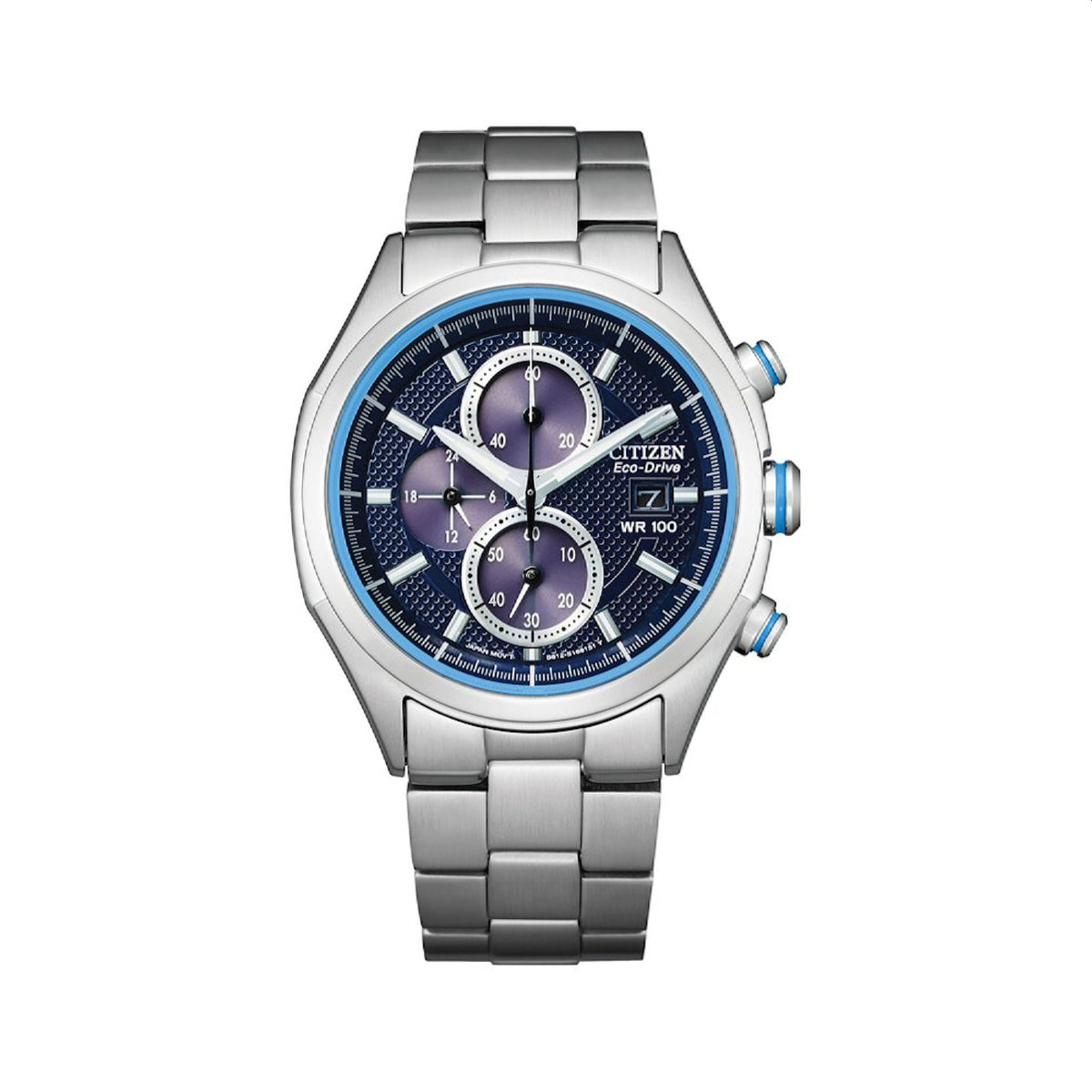 Citizen Men's CA0430-54M Eco-drive Chronograph Stainless Steel Watch