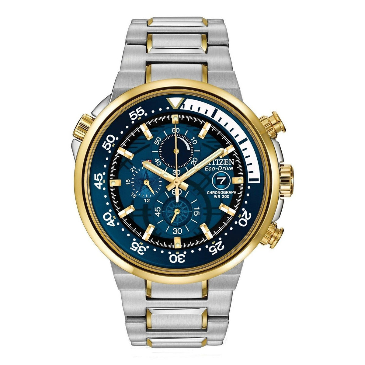 Citizen Men&#39;s CA0444-50L Endeavor Chronograph Two-Tone Stainless Steel Watch
