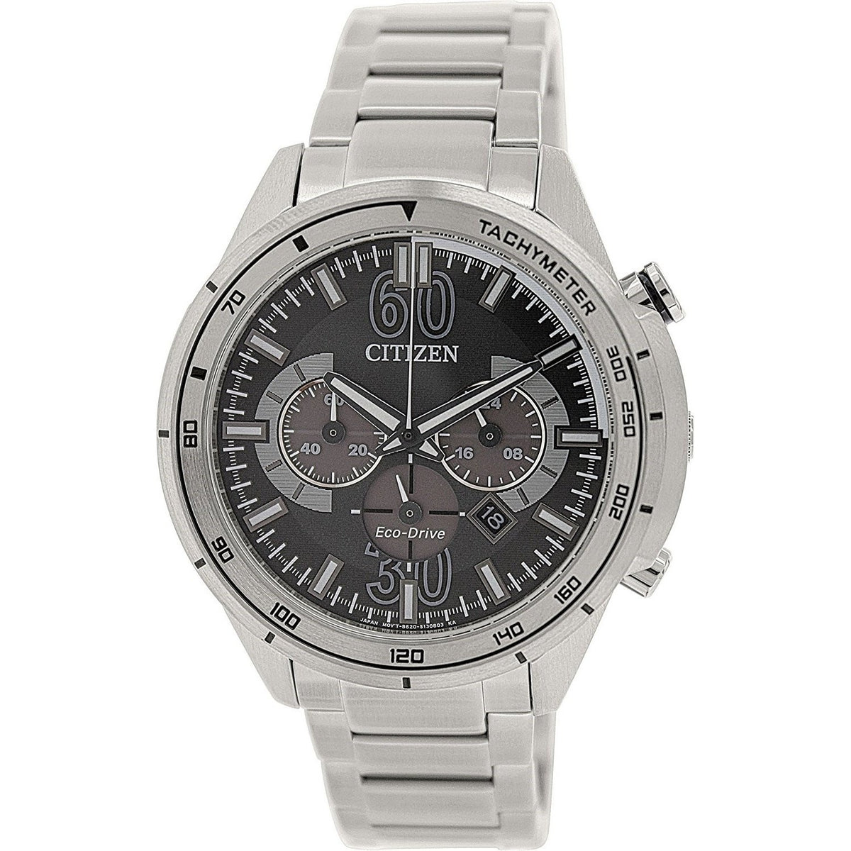 Citizen Men&#39;s CA4120-50E Eco-Drive Chronograph Stainless Steel Watch