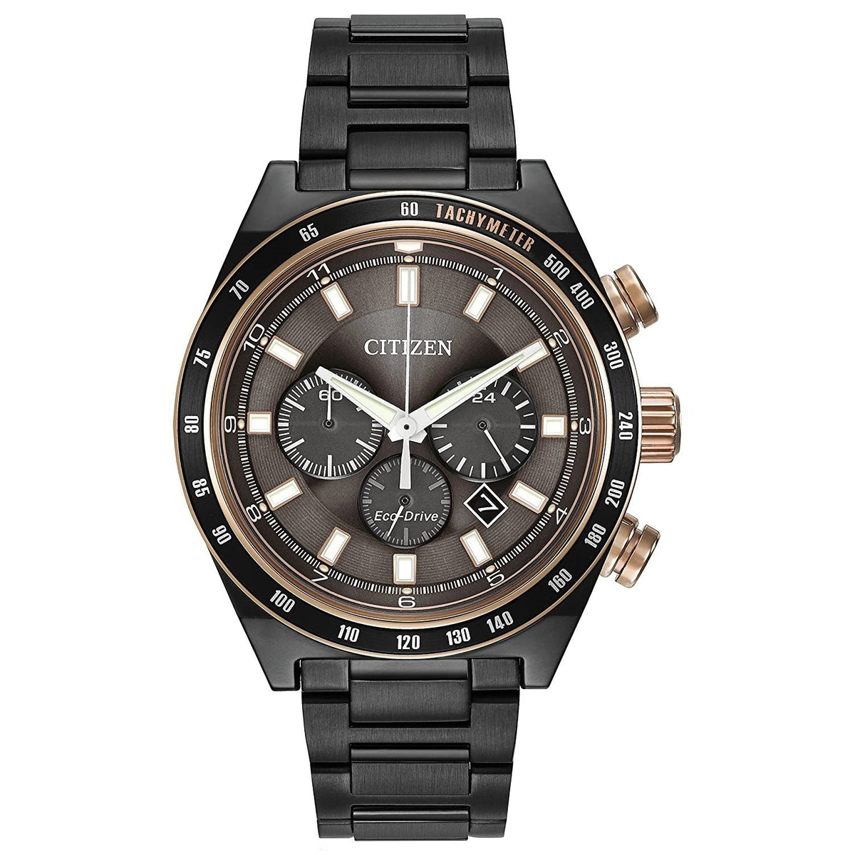 Citizen Men's CA4207-53H Sport Chronograph Chronograph Grey Stainless Steel Watch