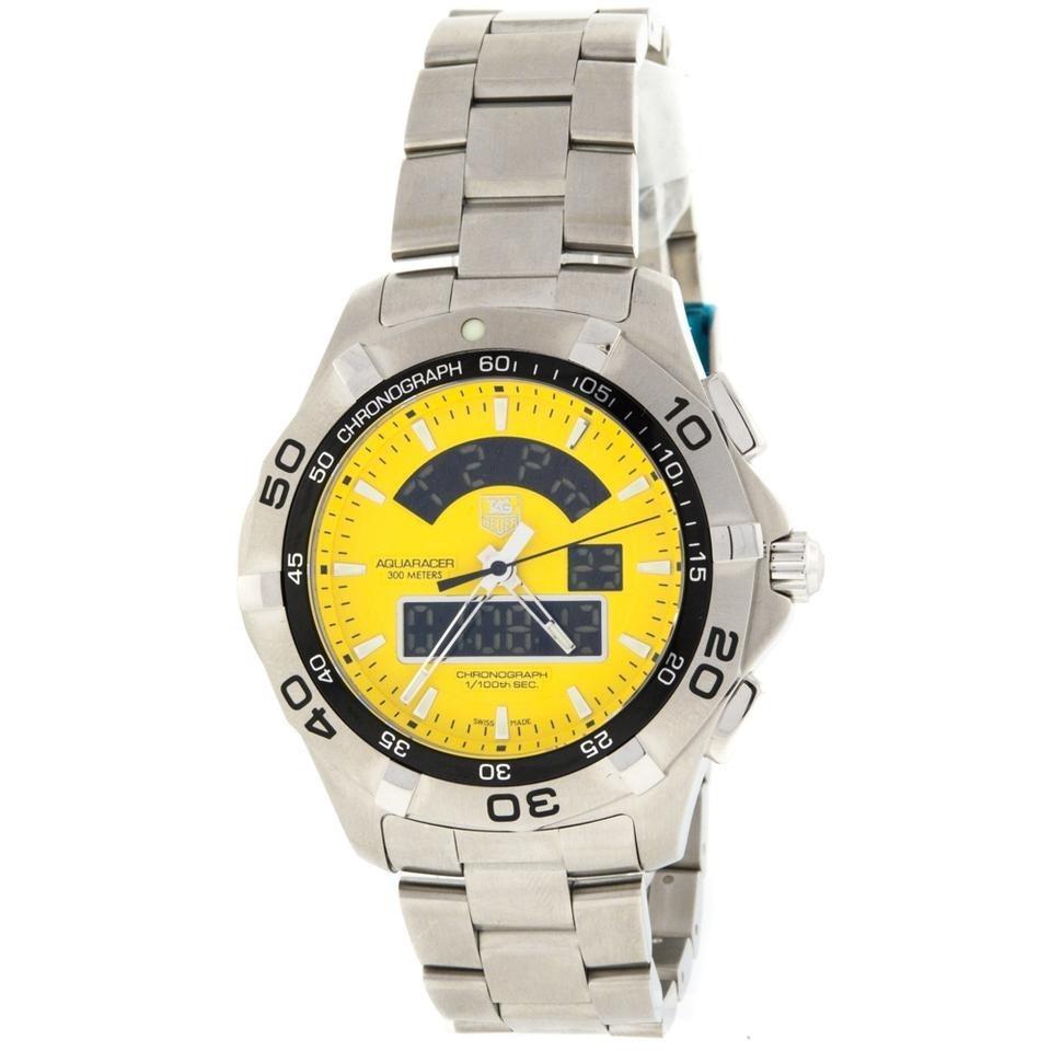 Tag Heuer Men&#39;s CAF1011.BA0821 Aquaracer Analog-Digital Stainless Steel Watch