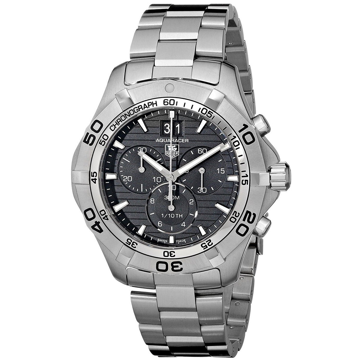 Tag Heuer Men&#39;s CAF101E.BA0821 Aquaracer Chronograph Stainless Steel Watch