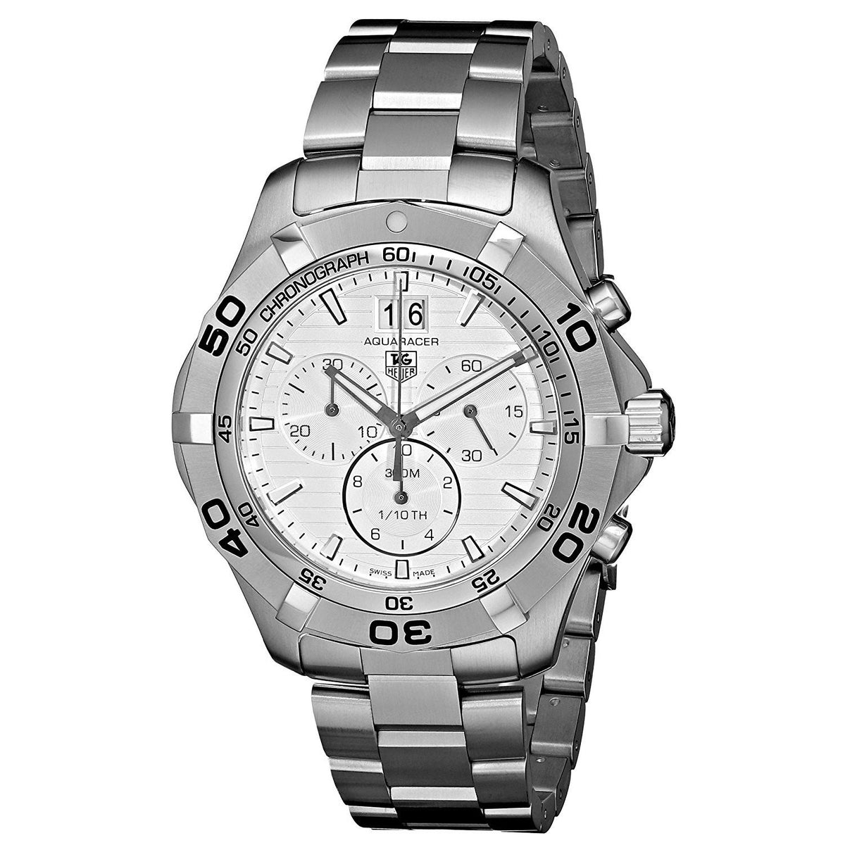 Tag Heuer Men&#39;s CAF101F.BA0821 Aquaracer Chronograph Stainless Steel Watch