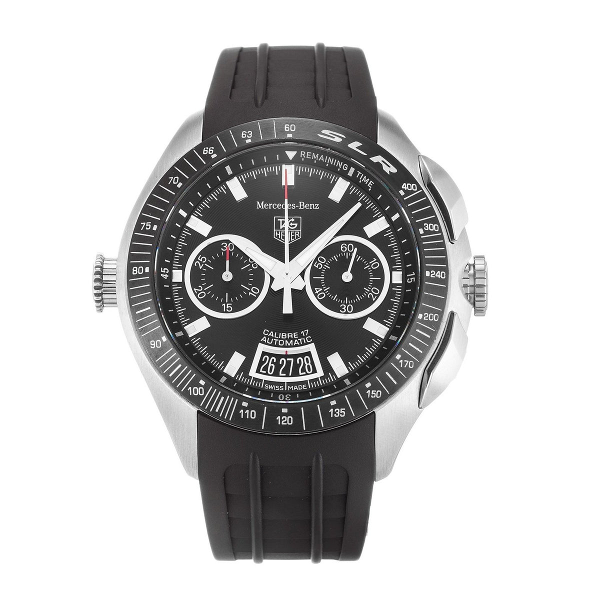 Tag Heuer Men&#39;s CAG2111.FT6009 SLR Chronograph Black Rubber Watch
