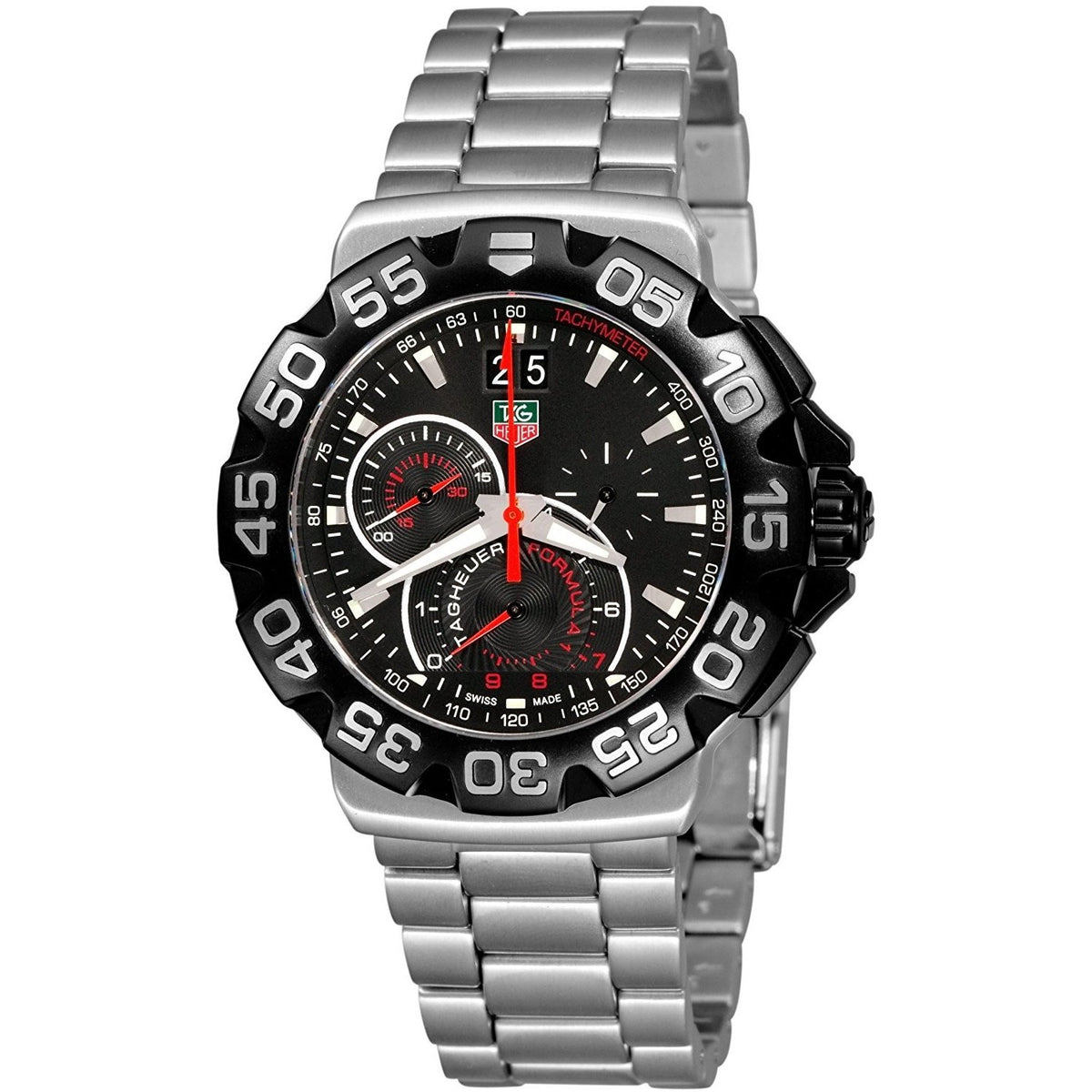 Tag Heuer Men&#39;s CAH1010.BA0854 Formula 1 Chronograph Stainless Steel Watch