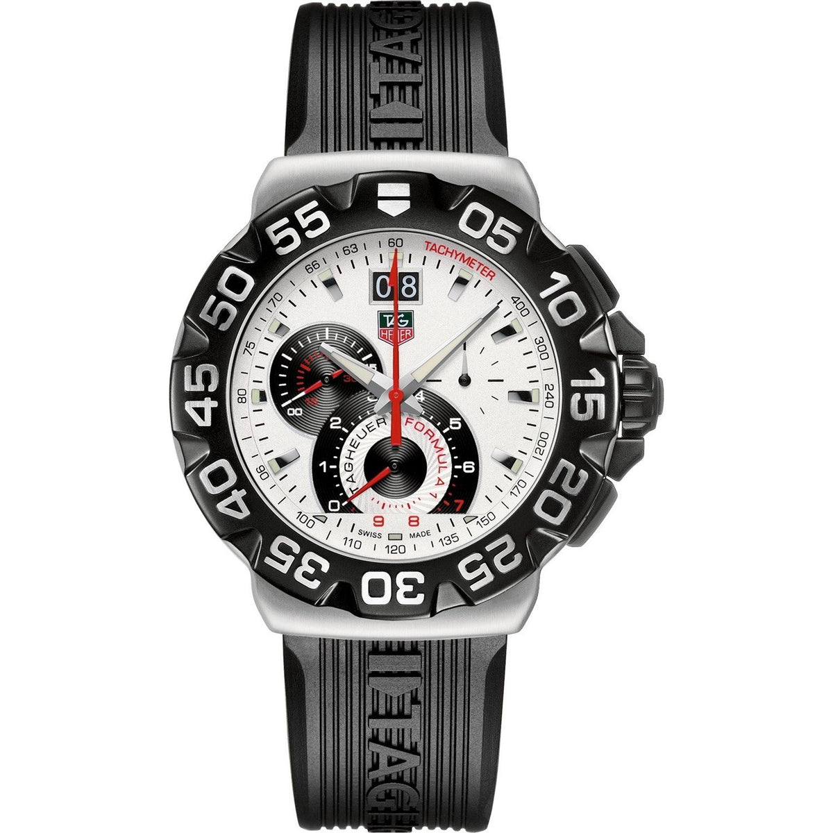 Tag Heuer Men&#39;s CAH1011.FT6026 Formula 1 Chronograph Black Rubber Watch