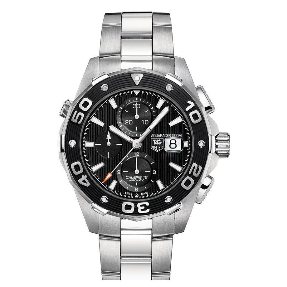Tag Heuer Men&#39;s CAJ2110.BA0872 Aquaracer Chronograph Automatic Stainless Steel Watch