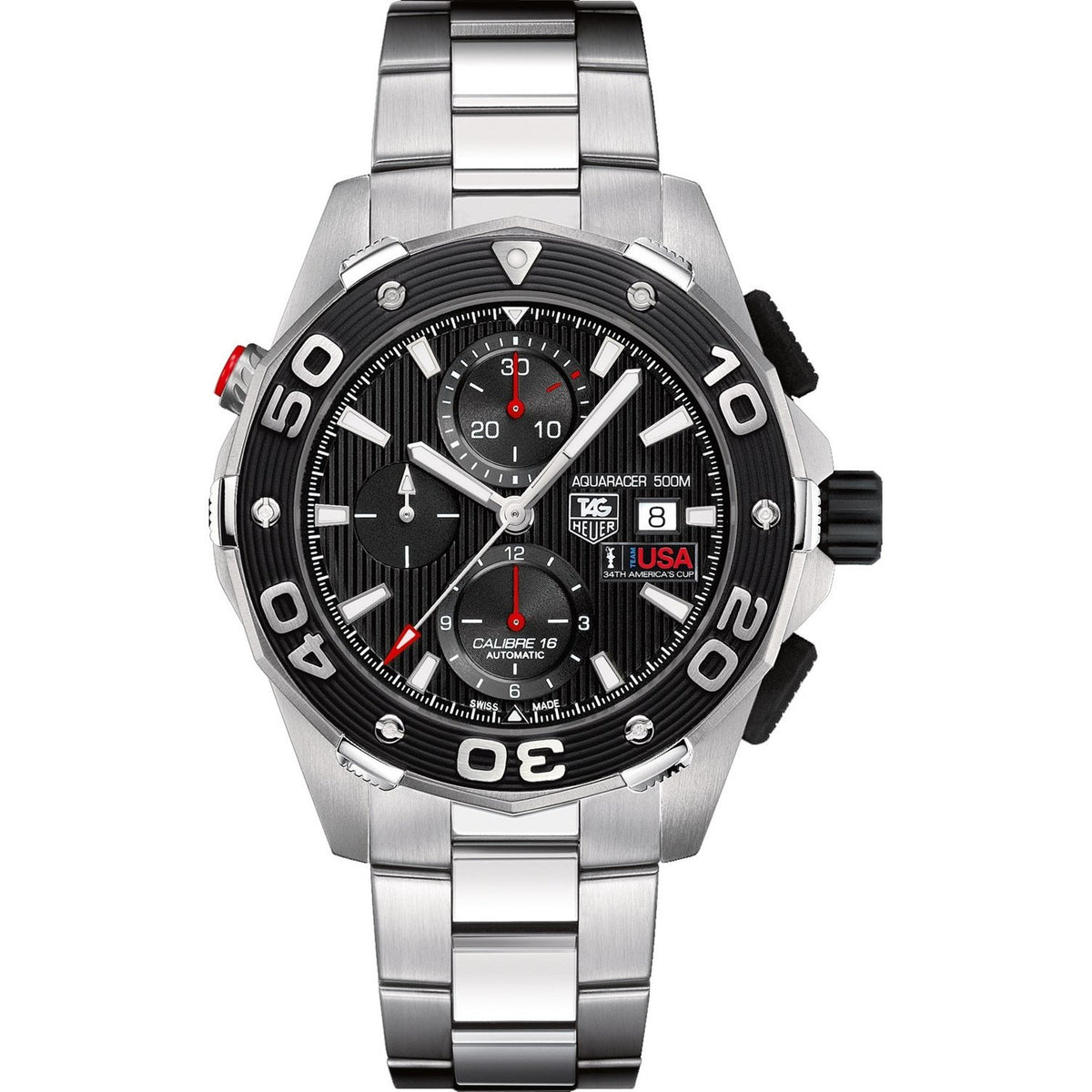 Tag Heuer Men&#39;s CAJ2111.BA0872 Aquaracer Limited Edition Chronograph Automatic Stainless Steel Watch
