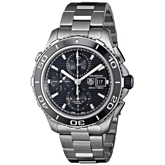 Tag Heuer Men's CAK2110.BA0833 Aquaracer Automatic Chronograph Stainless Steel Watch