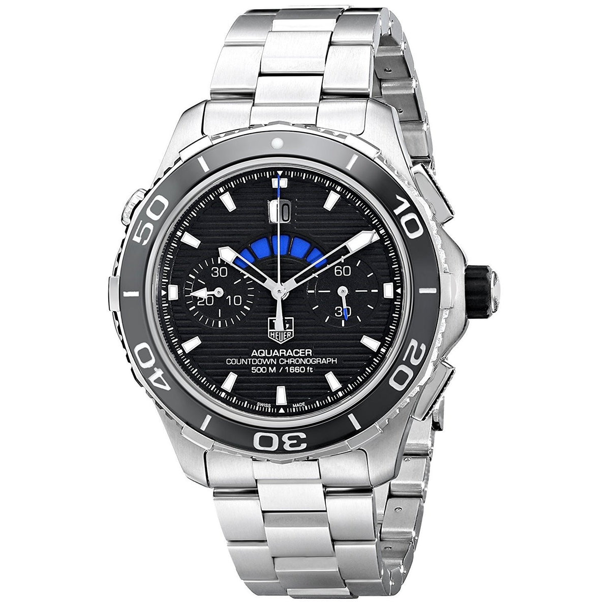 Tag Heuer Men&#39;s CAK211A.BA0833 Aquaracer Chronograph Automatic Stainless Steel Watch