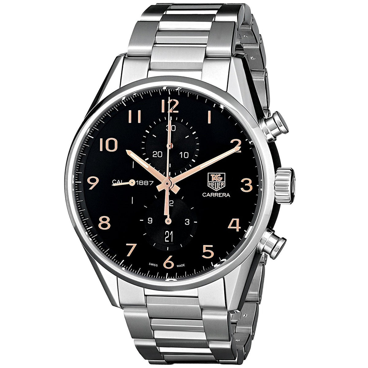 Tag Heuer Men&#39;s CAR2014.BA0796 Carrera Chronograph Automatic Stainless Steel Watch