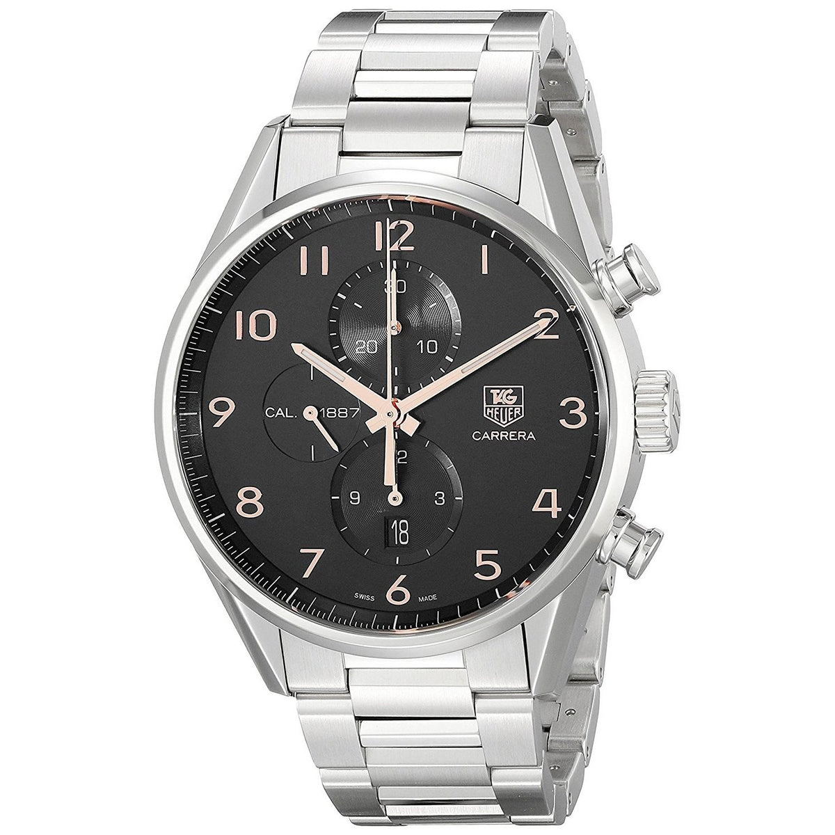 Tag Heuer Men&#39;s CAR2014.BA0799 Carrera Chronograph Automatic Stainless Steel Watch