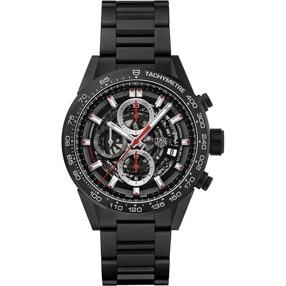Tag Heuer Men&#39;s CAR2090.BH0729 Carrera Chronograph Black Ceramic Watch