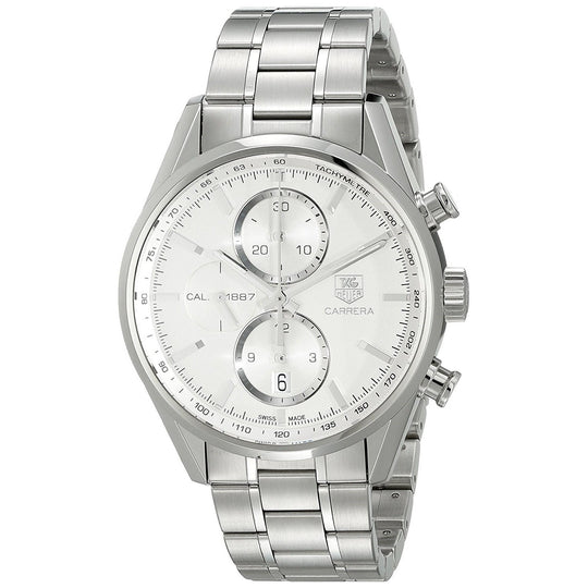 Tag Heuer Men's CAR2111.BA0720 Carrera Chronograph Automatic Stainless Steel Watch
