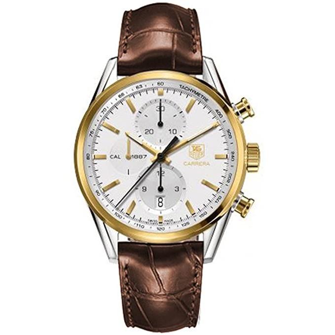 Tag Heuer Men's Carrera Chronograph Brown Leather