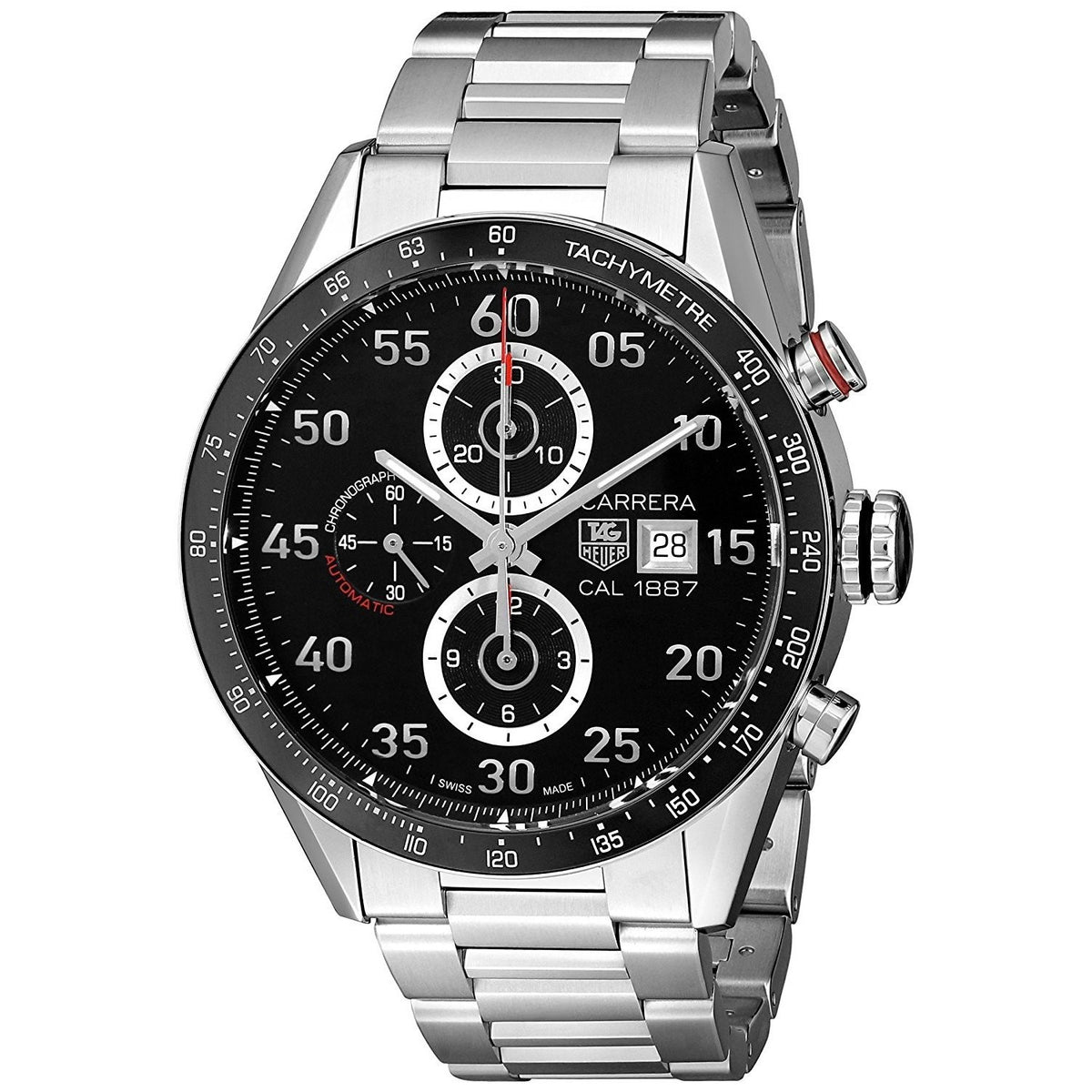 Tag Heuer Men&#39;s CAR2A10.BA0799 Carrera Chronograph Automatic Stainless Steel Watch