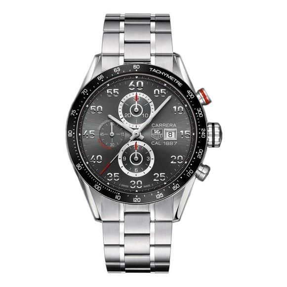 Tag Heuer Men&#39;s CAR2A11.BA0796 Carrera 1887  Chronograph Stainless Steel Watch