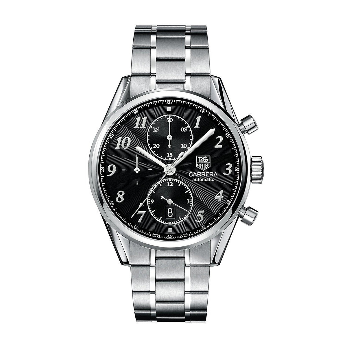 Tag Heuer Men&#39;s CAS2110.BA0730 Carrera Chronograph Automatic Stainless Steel Watch