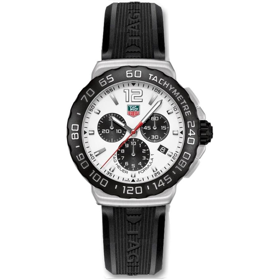 Tag Heuer Men&#39;s CAU1111.FT6024 Formula 1 Chronograph Black Stainless Steel Watch