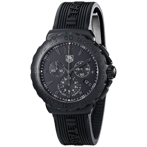 Tag Heuer Men's CAU1114.FT6024 Formula 1 Chronograph Black Rubber Watch