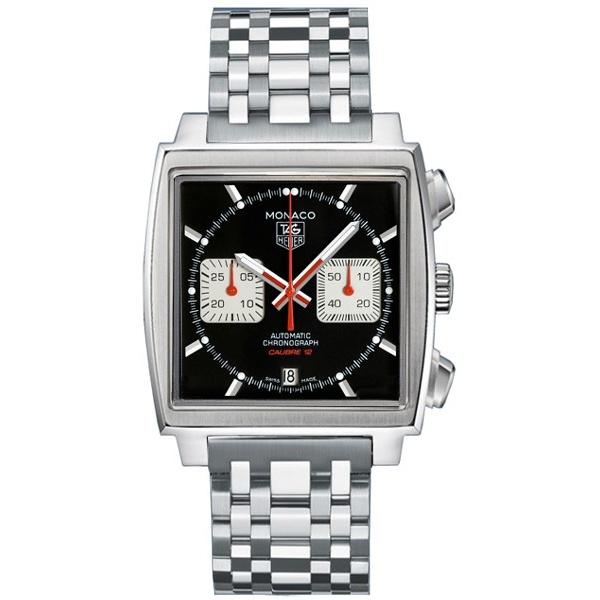 Tag Heuer Men&#39;s CAW2114.BA0780 Monaco Chronograph Automatic Stainless Steel Watch