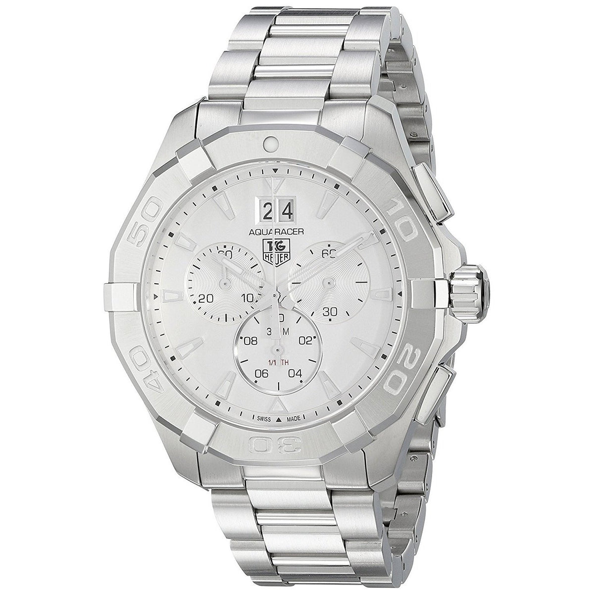Tag Heuer Men&#39;s CAY1111.BA0925 Aquaracer Chronograph Stainless Steel Watch