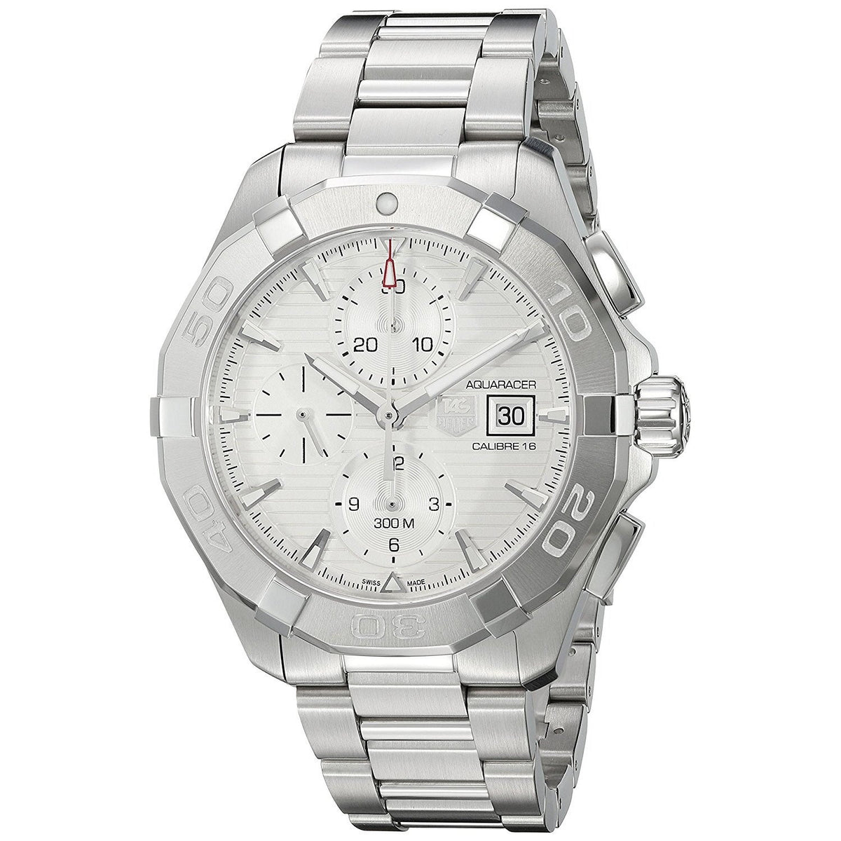 Tag Heuer Men&#39;s CAY2111.BA0927 Aquaracer Chronograph Automatic Stainless Steel Watch