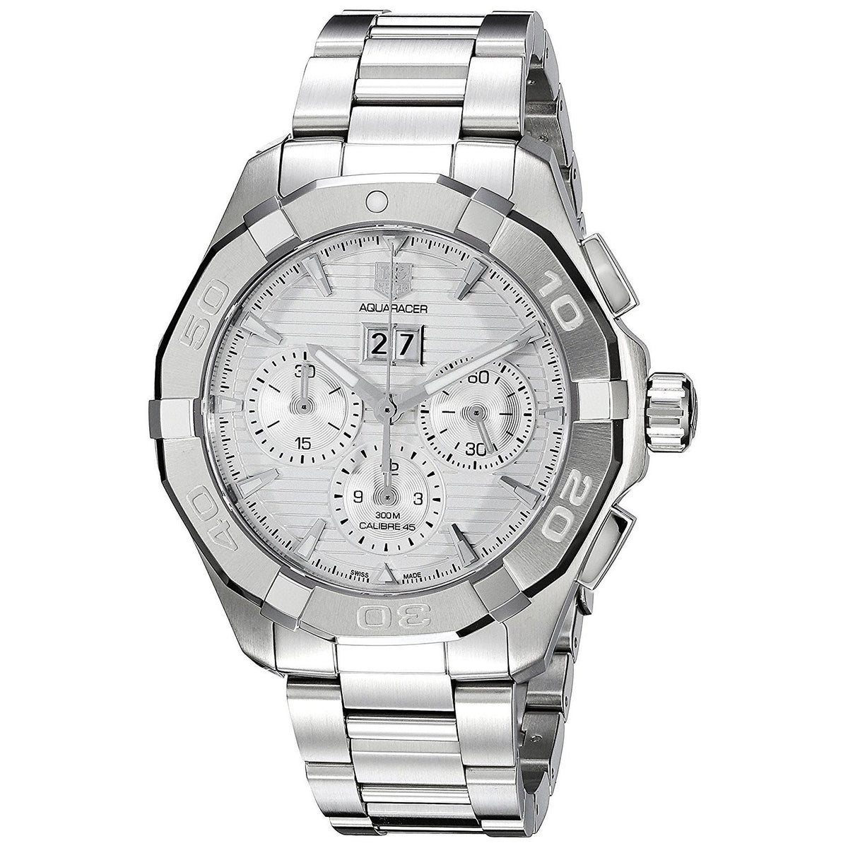 Tag Heuer Men&#39;s CAY211Y.BA0926 Aquaracer Chronograph Automatic Stainless Steel Watch