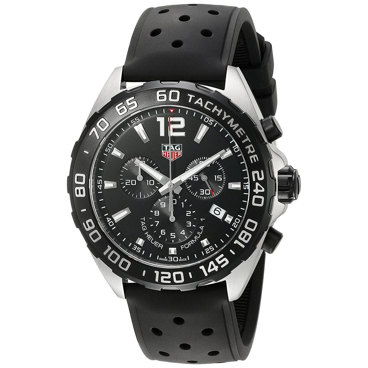 Tag Heuer Men&#39;s CAZ1010.FT8024 Formula One Chronograph Black Rubber Watch