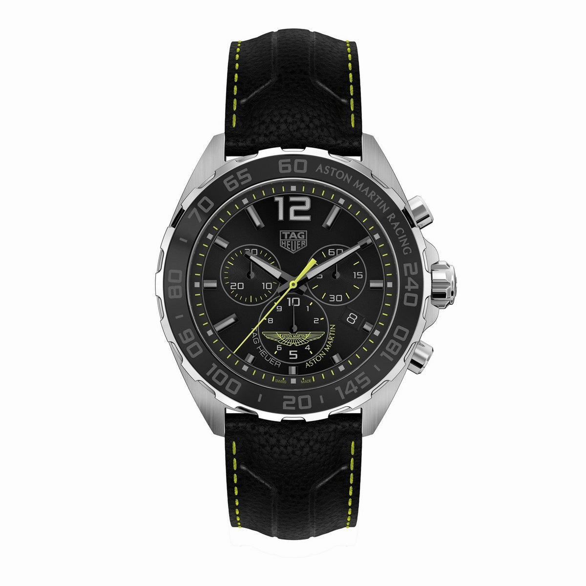 Tag Heuer Men&#39;s CAZ101P.FC8245 Formula 1 Chronograph Black Leather Watch