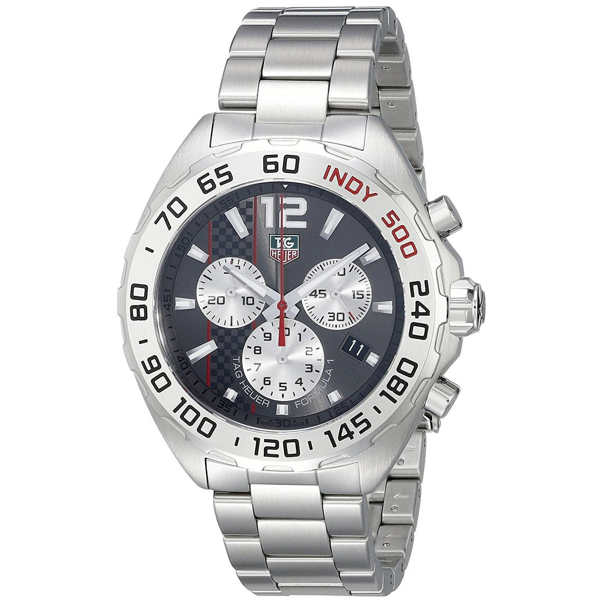 Tag Heuer Men&#39;s CAZ1114.BA0877 Formula 1 Chronograph Stainless Steel Watch
