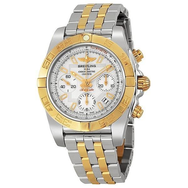 Breitling Men&#39;s CB0140Y2-A743 Chronomat Chronograph Automatic 18kt Rose Gold Two-Tone Stainless Steel Watch