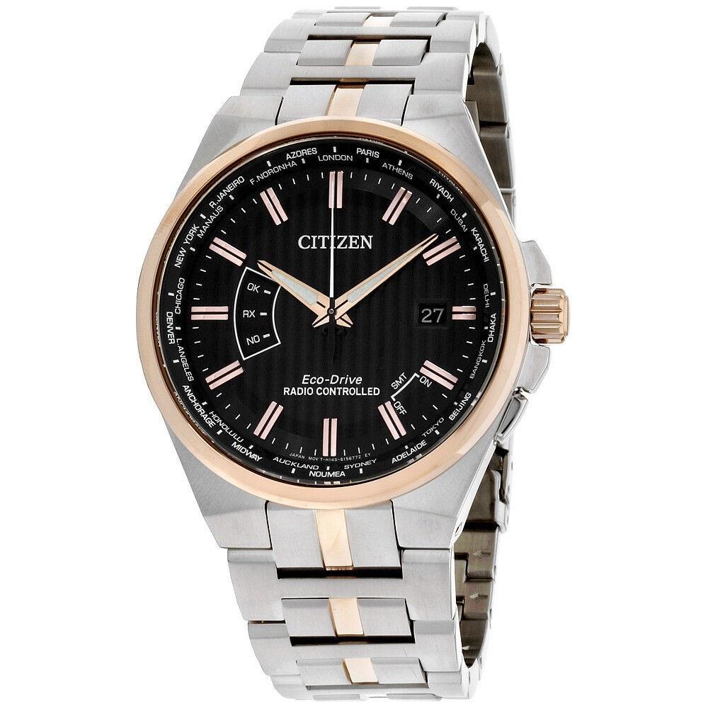 Citizen Men's CB0166-54H World Perpetual A-T Two-Tone Stainless Steel Watch