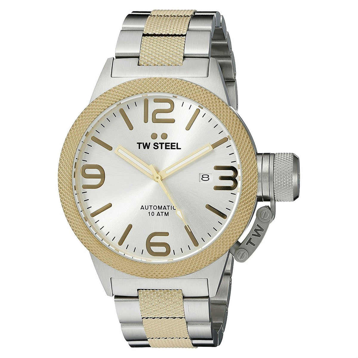 TW Steel Men&#39;s CB35 Canteen Two-Tone Stainless Steel Watch