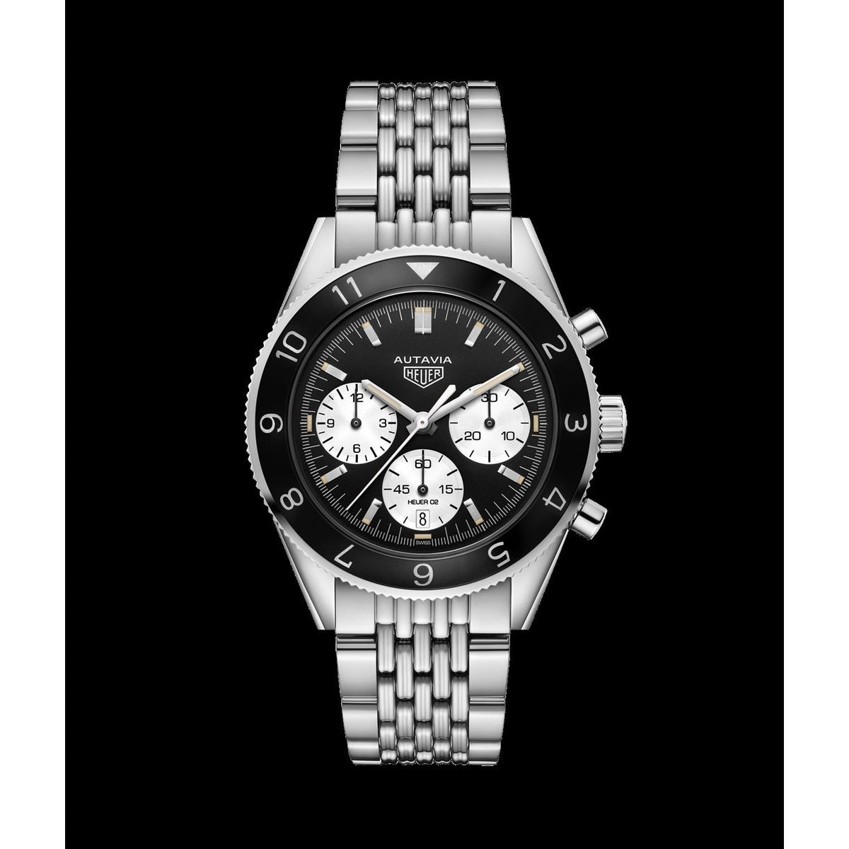 Tag Heuer Men&#39;s CBE2110.BA0687 Heritage Chronograph Stainless Steel Watch