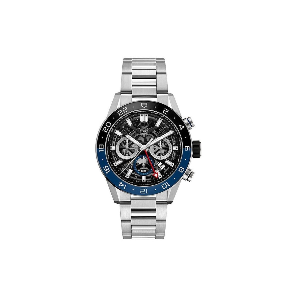 Tag Heuer Men&#39;s CBG2A1Z.BA0658 Carrera Chronograph Stainless Steel Watch