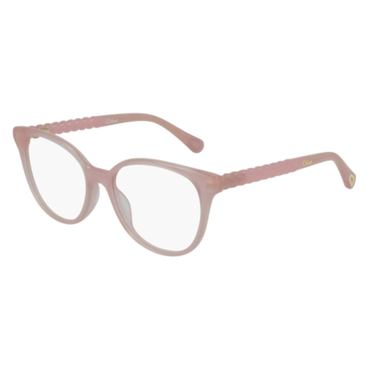 Chloé Kid Sunglasses Spring Summer 2021 Pink Transparent Demo Lens Demo Lens Shiny CC0002O 002