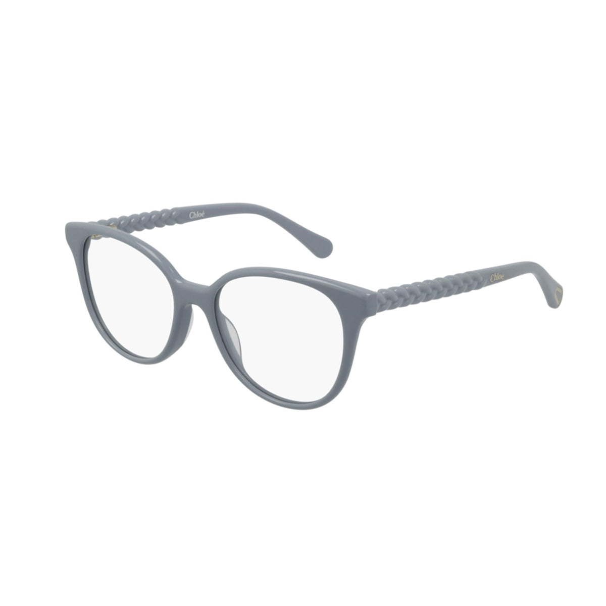 Chloé Kid Sunglasses Spring Summer 2021 Light Blue Transparent Demo Lens Demo Lens Shiny CC0002O 004