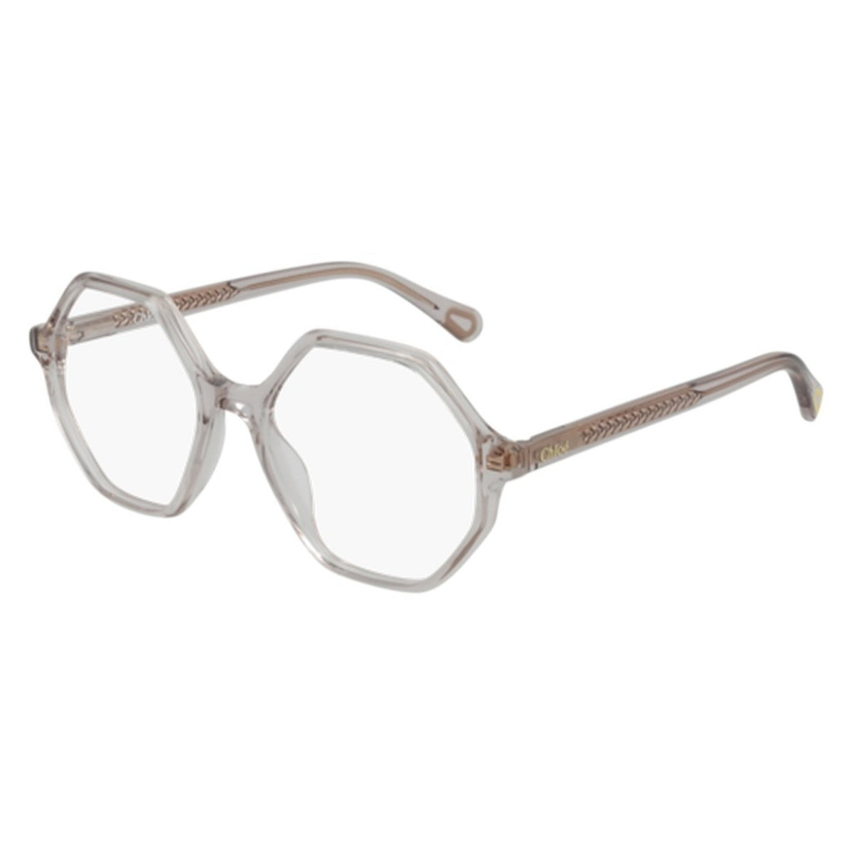 Chloé Kid Sunglasses Spring Summer 2021 Nude Transparent Demo Lens Demo Lens Transparent CC0005O 002