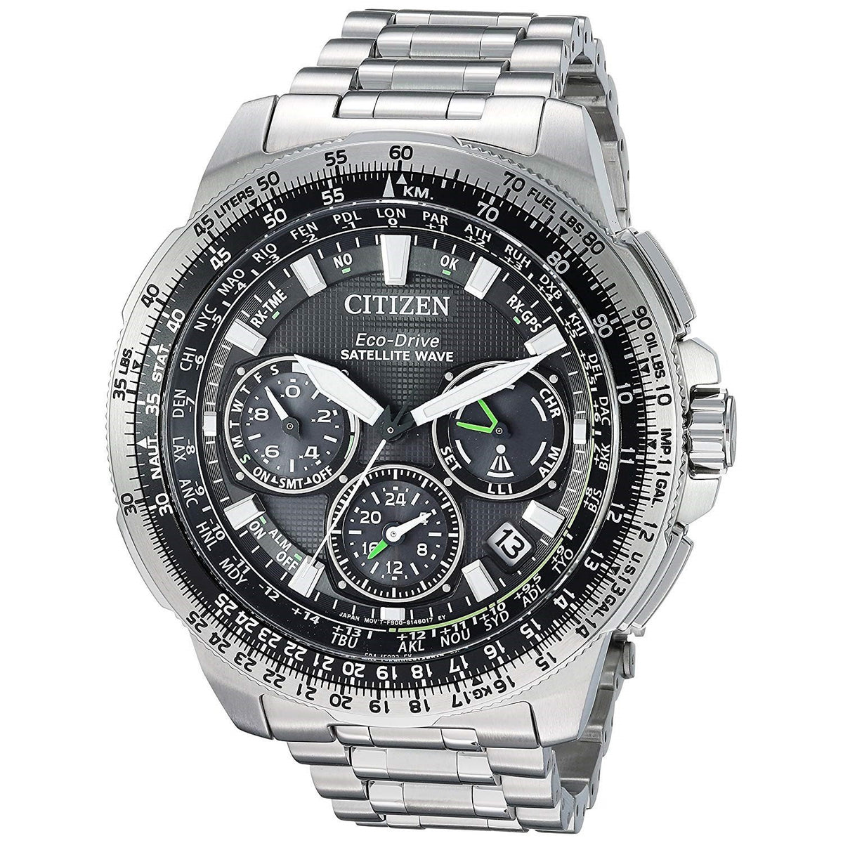 Citizen Men's CC9030-51E Promaster Chronograph Stainless Steel Watch