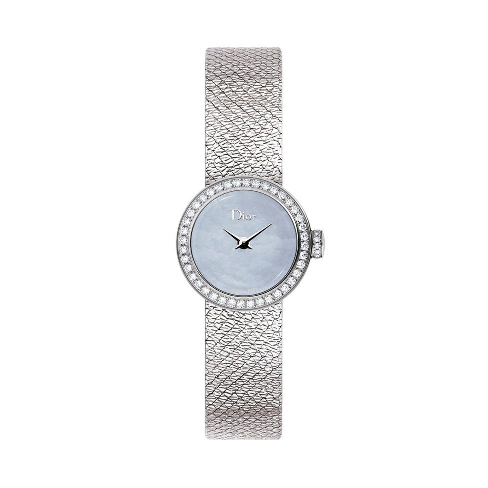 Christian Dior Women&#39;s CD040110M002 La D De Dior Satine  Stainless Steel Milanese Watch