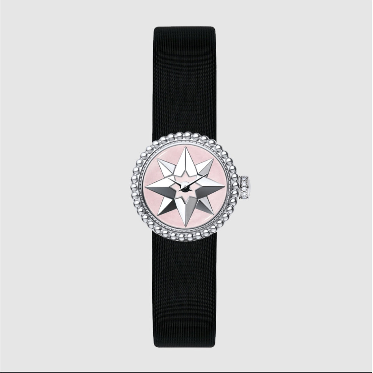 Christian Dior Women&#39;s CD040112A002 La d De Dior Black Satin Watch