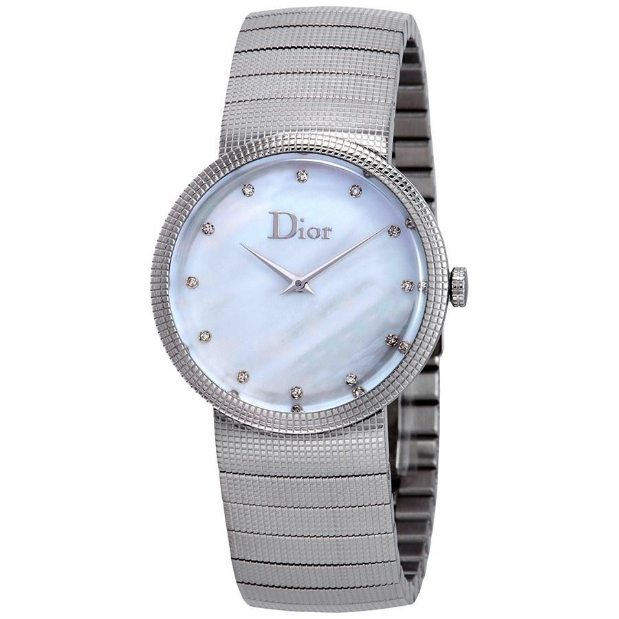 Christian Dior Women's CD042110M004 La D De Diamond Stainless Steel Watch