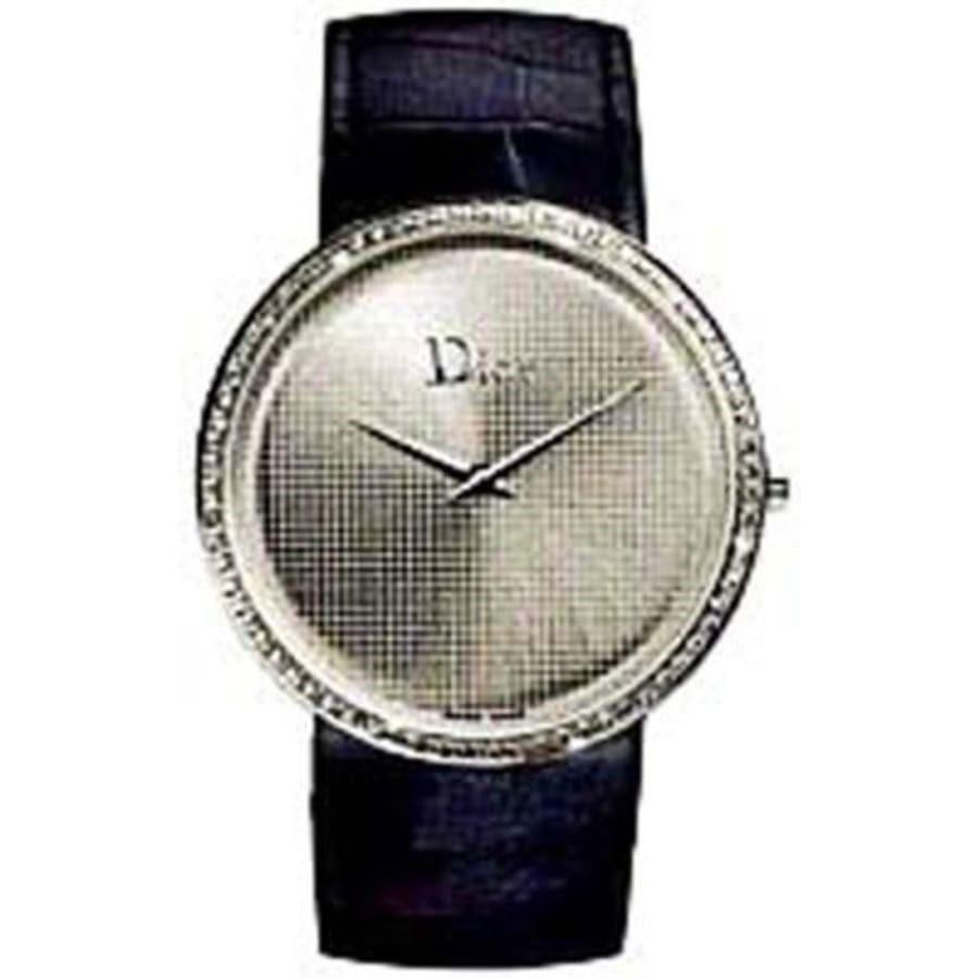 Christian Dior Women's CD043111A001 La D De Black Leather Watch