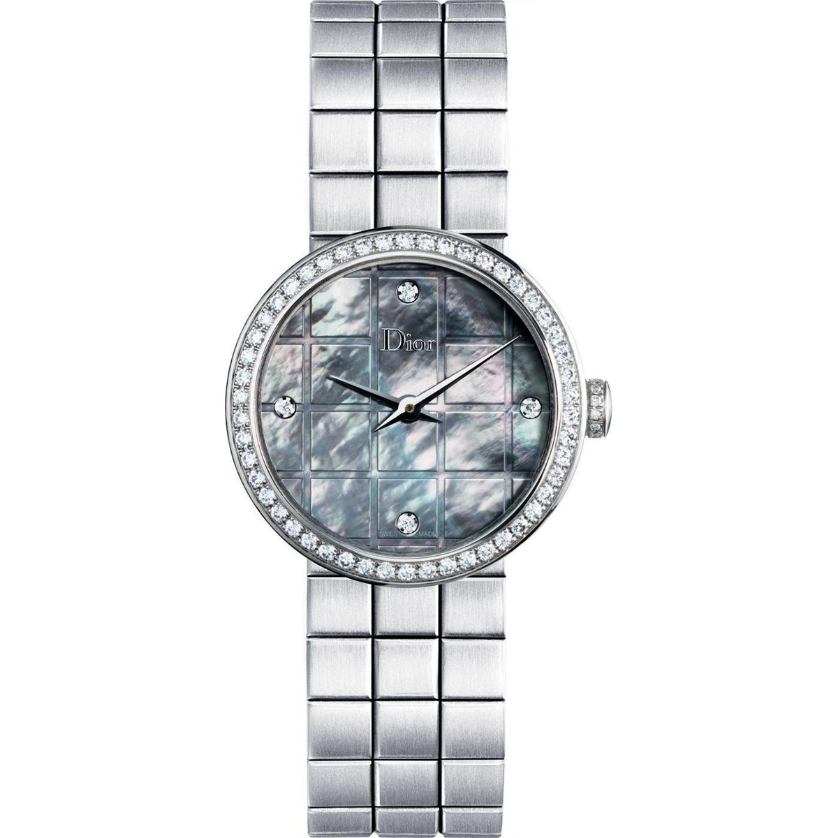 Christian Dior Women's CD047110M002 La D De Diamond Stainless Steel Watch