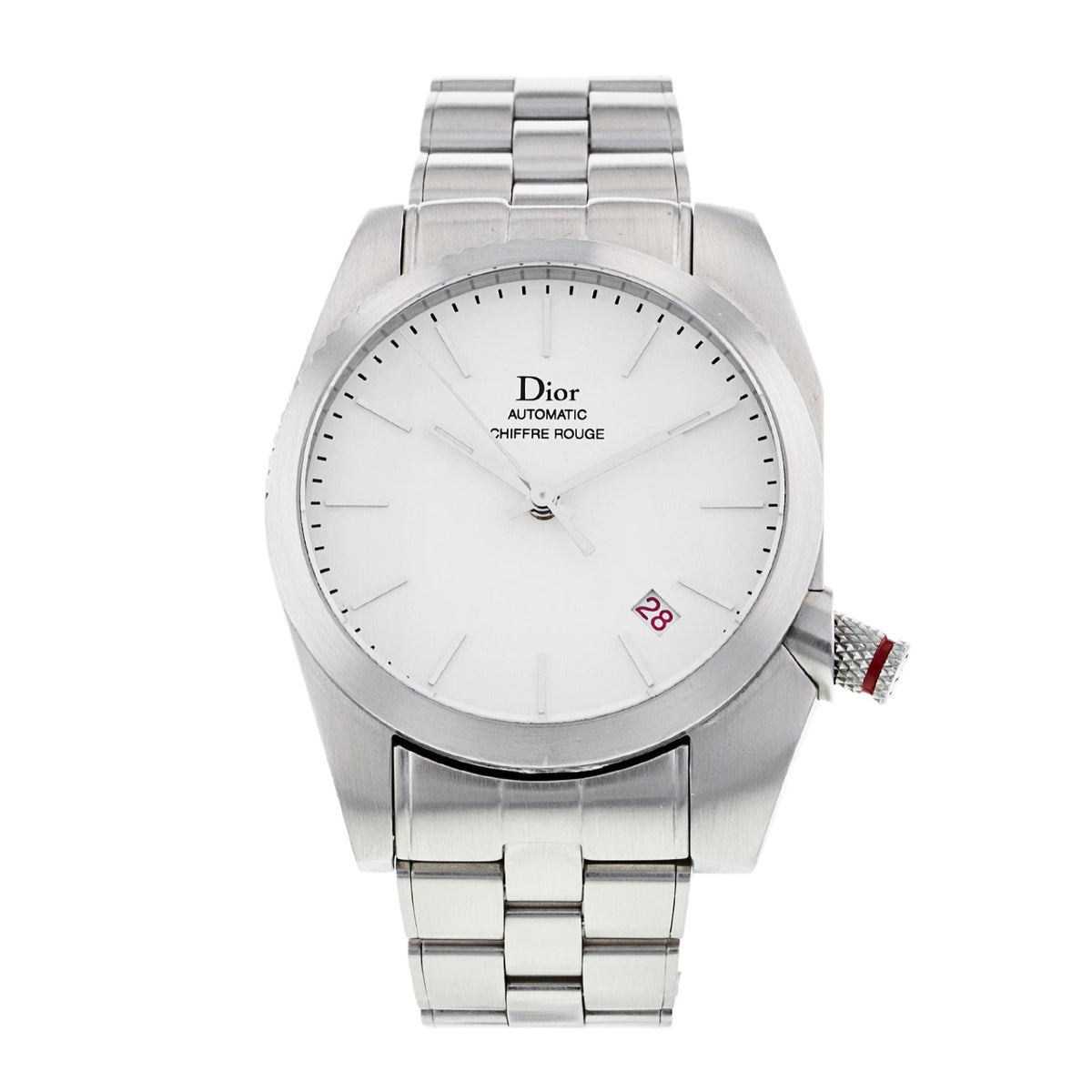 Christian Dior Men&#39;s CD084510M002 Chiffre Rouge Stainless Steel Watch
