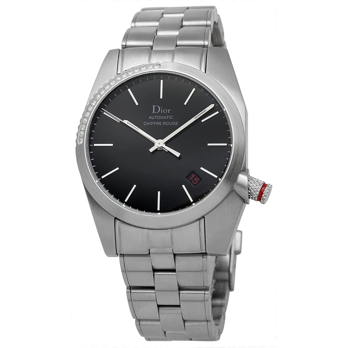 Christian Dior Men&#39;s CD084512M001 Chiffre Rouge Stainless Steel Watch