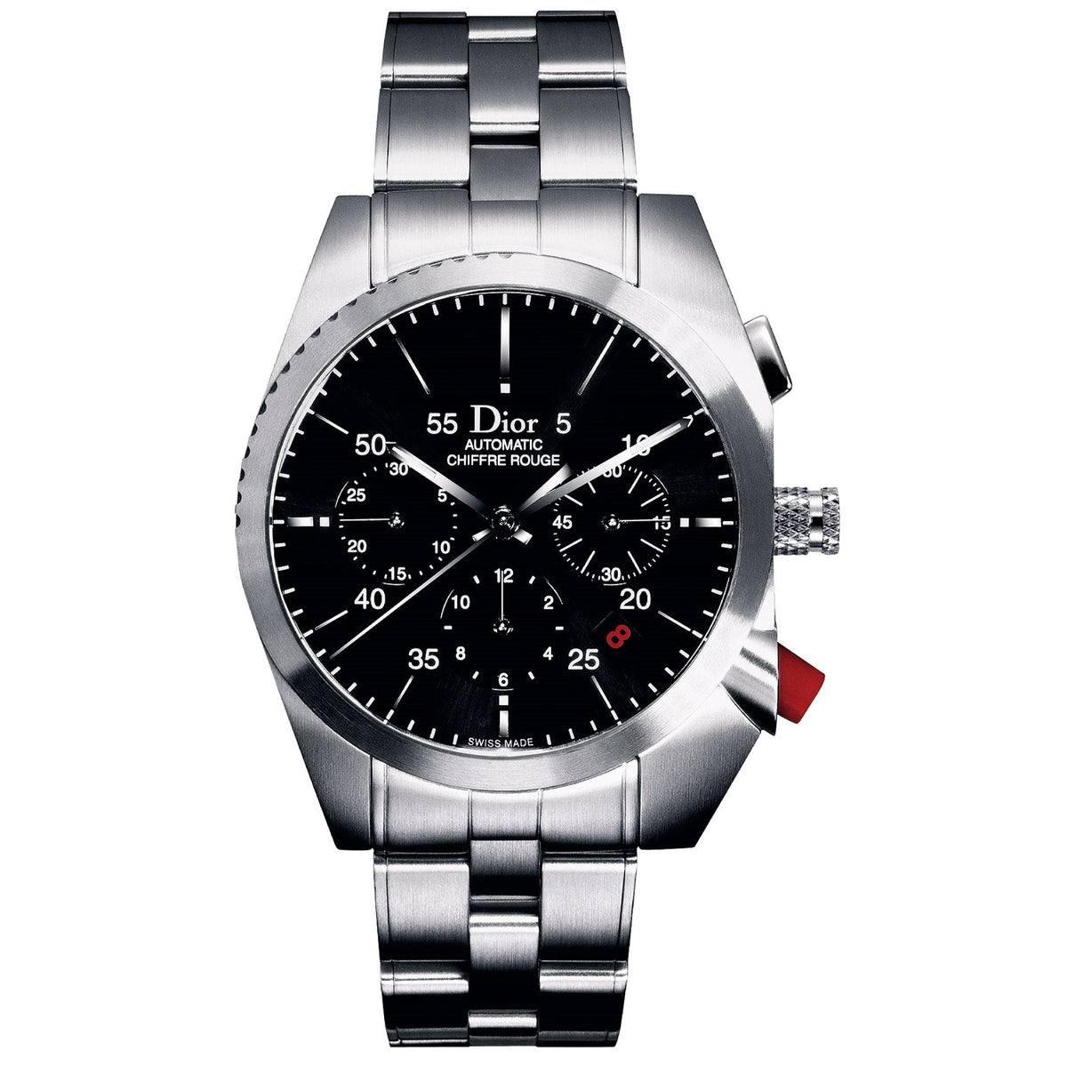 Christian Dior Men's CD084610M001 Chiffre Rouge Chronograph Stainless Steel Watch
