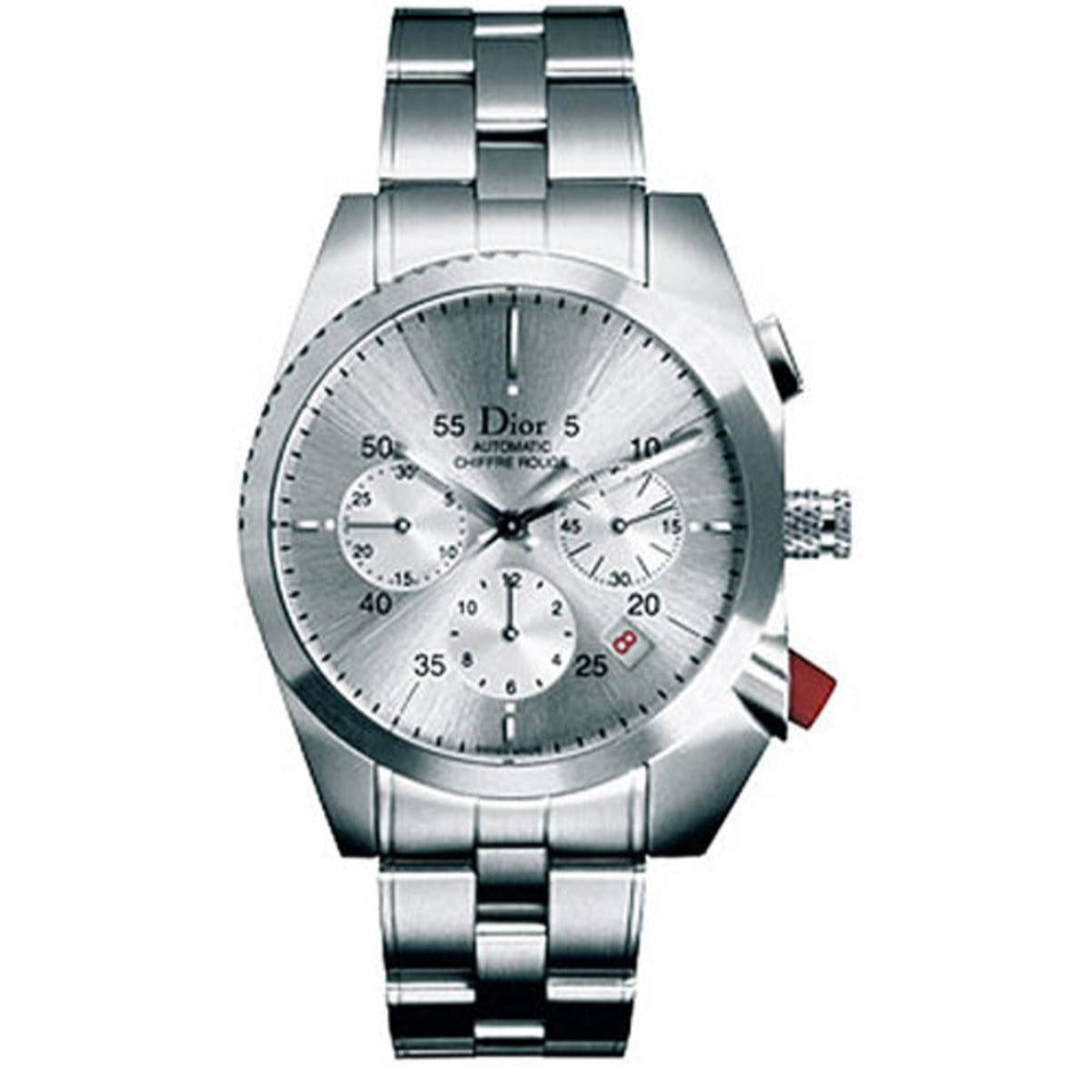Christian Dior Men&#39;s CD084611M001 Chiffre Rouge Chronograph Stainless Steel Watch